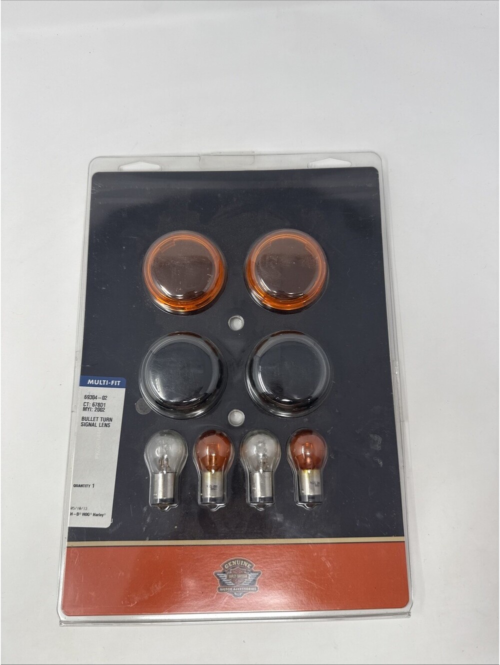 Genuine Harley Davidson Bullet Turn Signal Lens Kit 69304-02 Vintage And New
